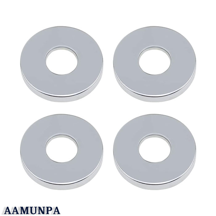 Rosace Robinet Mitigeur Douche 4 Pièces Chromées Rosasse Ouvrante Robinetterie 26mm (3/4 ") Acier Inoxydable Rosace Plomberie Plate Basse For Cuisine Salle De Bain