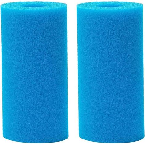 2pcs Filtre À Éponge De Piscine Lavable, Filtre En Mousse De Cartouche De Natation Réutilisable, Filtre À Filtre À Piscine En Mousse Sponge Pool Filter Des Éponges Pour Les Accessoires D'Outils