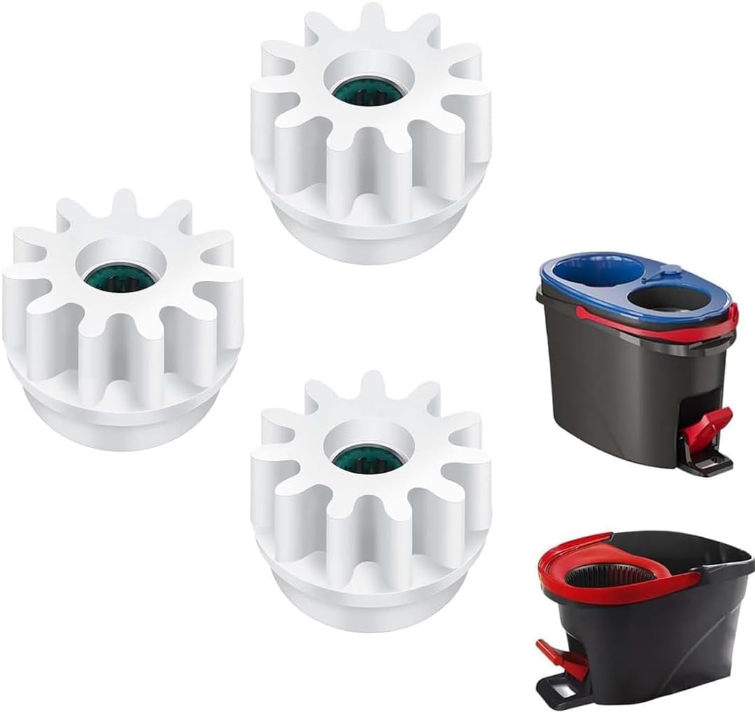 Ccykxa 3-teilige Spin-mop-ersatzteile, Eimer-spin-lagerkupplungszahnräder, Ersatz, Kompatibel Mit Oce Dar, Einweg-lagerzahnräder Für Vileda Und Andere Spin-mops