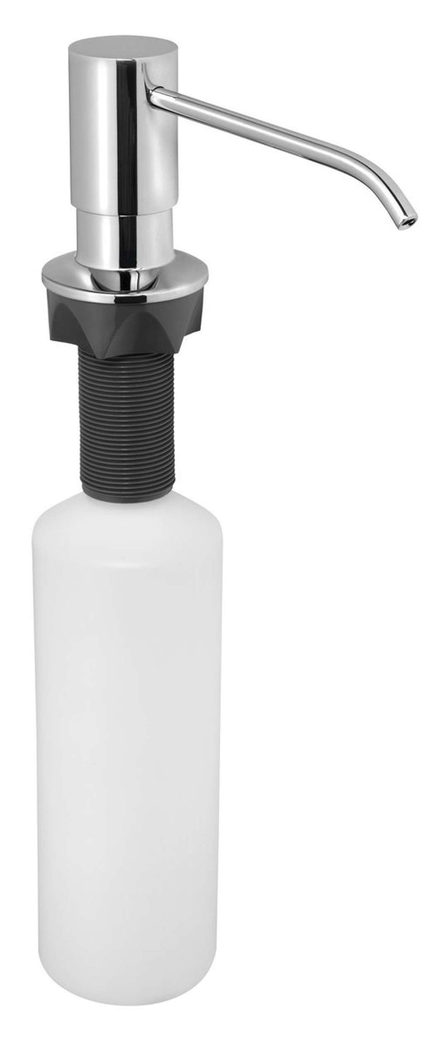 Sapho - Einbau-seifenspender, Rund, Chrom Sp023l