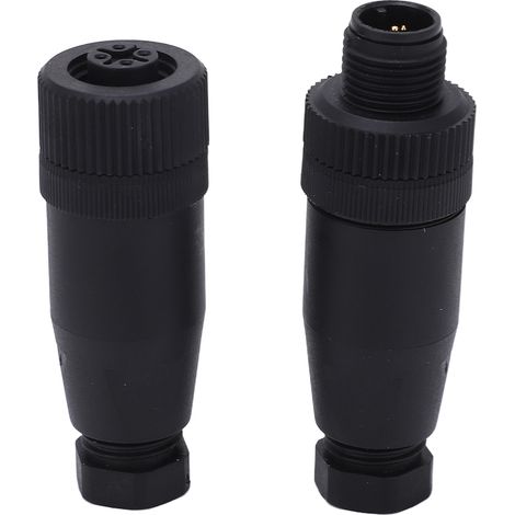 Pour Nmea 2000 Mâle Femelle Terminateur M12 5 Core A Forme Connecteur 9a Résistant À La Chaleur Protection Uv Bateau Marin