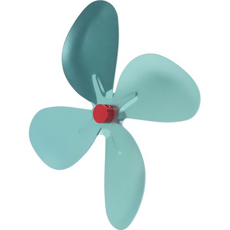 Lame De Ventilateur En Alliage D'Aluminium, Dissipation Thermique Avec Vis À Clé Pour Cheminée, Accessoires De Poêle À Bois