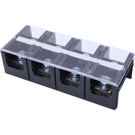 Bornier À Vis À Double Rangée, Bande À 4 Positions, Barrière 200a Pour Connexion Électrique