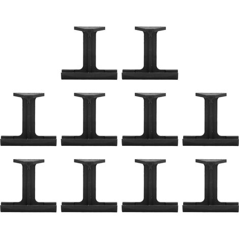 Pince De Guidage D'Eau Pour Panneau Pv Pa66, 10 Pièces, Clip De Drainage Solaire Anti-vieillissement Résistant À La Chaleur Pour L'Extérieur 3.5cm / 1,4 Pouces