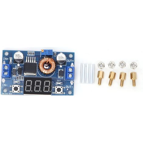 Module Xl4015 : Convertisseur Dc-dc Abaisseur Réglable À Haut Rendement Avec Affichage De La Tension, 75 W