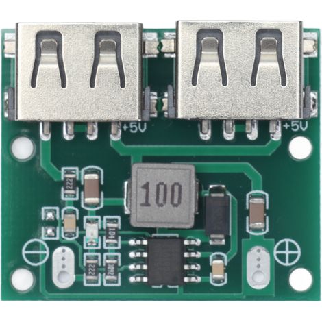 Module Régulateur De Charge Buck Charger Cc Vers Double Sortie Usb 9 V 12 V 24 V 5,2 V 3 A