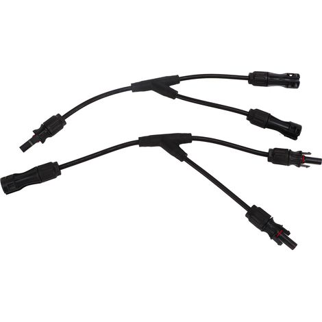 Adaptateur Solaire Vers 1, 2 Pièces, Étanche Ip68, Epi Ignifuge, Pv, Branche En Y, Connecteur Parallèle, Câble De Panneau