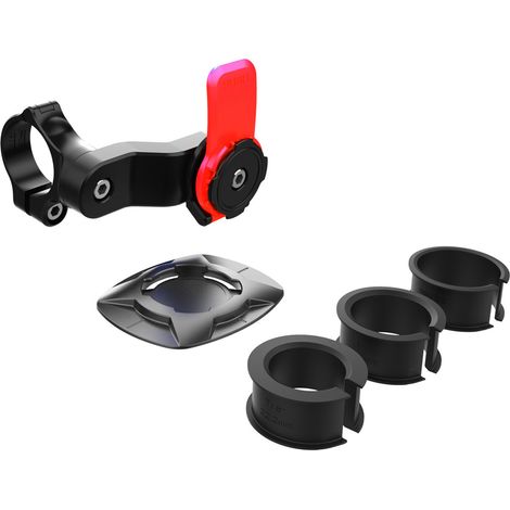 Support De Téléphone Portable Pour Vélo, Support De Moto Réglable Et Résistant Aux Secousses Pour Scooter Électrique Noir Rouge (hl-143a)