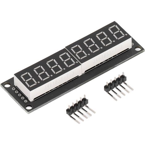 Module D'Affichage Numérique Led, 8 Chiffres, 7 Segments Décimaux, Tube De Lumière Rouge De 0,36 Pouces