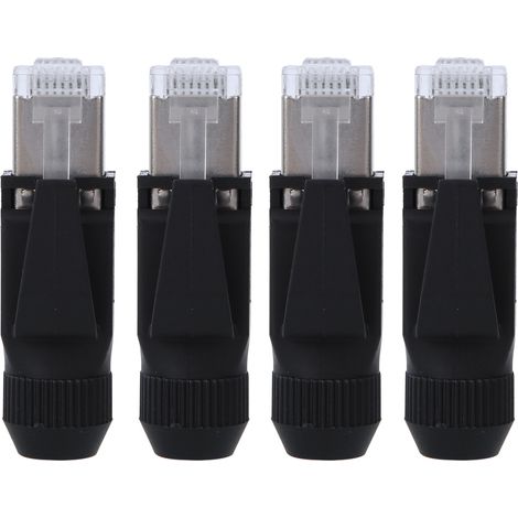 Adaptateur De Câble Réseau Rj45, Connecteur Étanche Pour Fournitures Électriques, 4 Pièces
