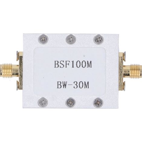 Filtre D'Arrêt De Bande 88-108m, Anti-interférence Fm, Coque En Alliage D'Aluminium Cnc, Encoche Passive