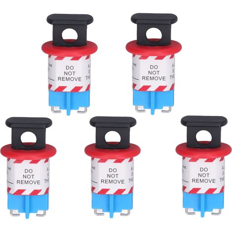Goupille De Verrouillage De Disjoncteur Électrique, 5 Pièces, Serrure D'Isolation Miniature Vers L'Intérieur Pour Zone D'Isolation De Puissance Industrielle