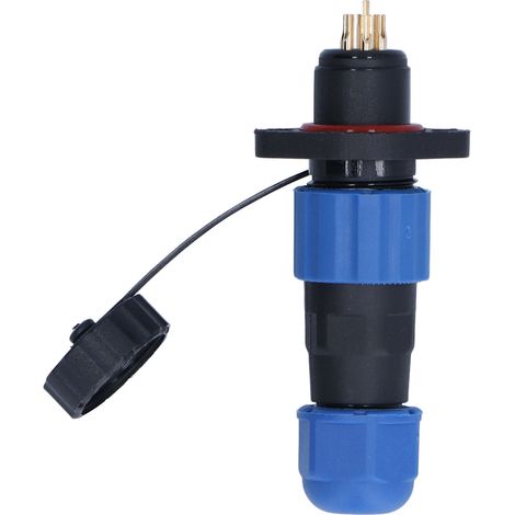 Connecteur D'Alimentation Industriel Et Aéronautique Étanche Ip68, Mâle/femelle, Montage À Bride, Sp137 Broches (250 V 5 A)