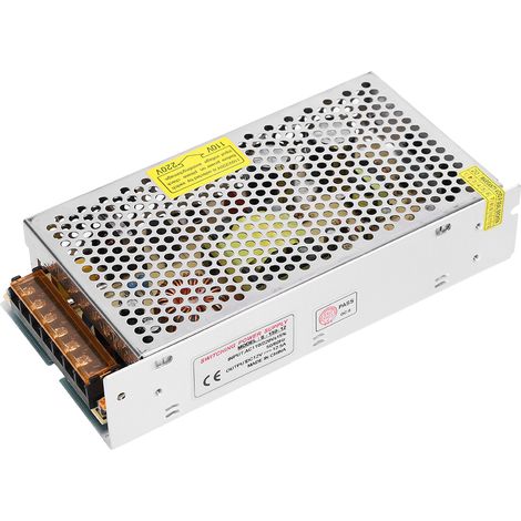 Adaptateur Secteur À Découpage Dc12v En Alliage D'Aluminium Pour Barre Lumineuse Led, Imprimante 3d (s-150-12 (12 V 12,5 A 150 W) Ac110/220 V ±15 %)