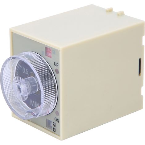 Minuterie De Retard, Relais De Temps, Bouton Réglable, Coque Pc De Haute Qualité St3pa F Ac220v 50/60hz