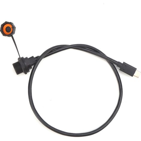 Connecteur Usb-c Étanche Ip67, Mâle/femelle, Avec Prise E10tpctff/tpcam (0,5 Mètre)