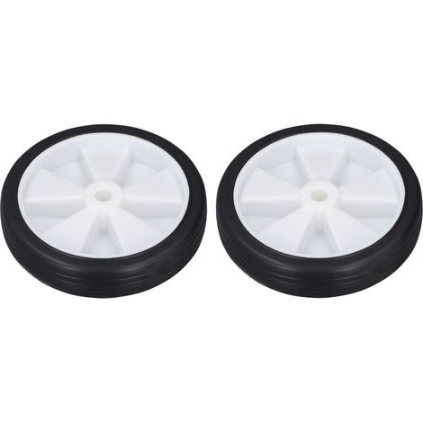 Jeu De Roues De Compresseur D'Air, 2 Pièces, Roulettes En Caoutchouc Et Plastique De 6 Pouces Pour Le Remplacement