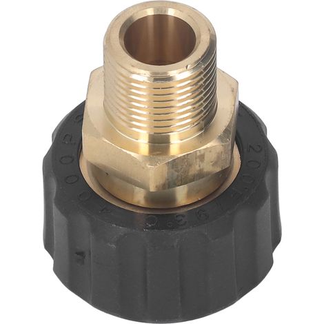 Adaptateur De Nettoyeur Haute Pression, Connecteur De Tuyau De Pistolet 5000psi, Pièces De Rechange, Accessoires Mâle G3/8 À Femelle M22 14mm