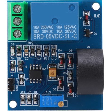 Module De Capteur De Courant Sur Circuit Imprimé, Petit Relais 5 V, Dispositif De Détection De Surintensité Ca