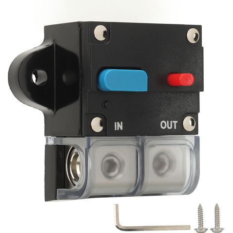 Disjoncteur Réarmable Dc24v, Bouton De Réinitialisation Manuel Résistant Aux Hautes Températures Pour Voitures, Navires, Bateaux Rv 150a