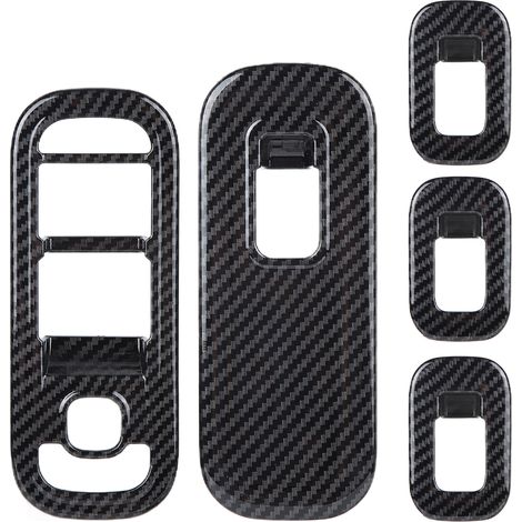 Garniture De Panneau De Commutateur De Fenêtre De Voiture, Style Fiber De Carbone De Remplacement Pour Mercedes Benz Classe A W177 2018 +
