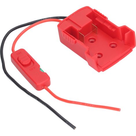 Adaptateur De Batterie, Connecteur D'Alimentation Avec Porte-fusible, 30 Ampères, Compatible M18 B2 18v, Pour Robotique De Bricolage