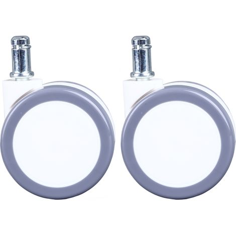 Roulettes Universelles Pivotantes Silencieuses De 2.5 Pouces, 2 Pièces, Pour Étui À Instruments De Meubles, Capacité De Charge De 30kg
