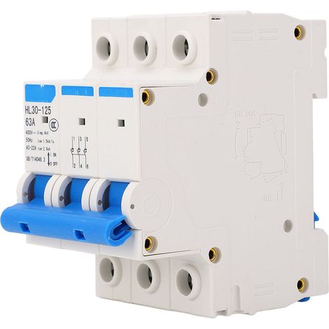 Disjoncteur Isolateur Pc Ignifuge 3 Pôles Miniature 400v 63a