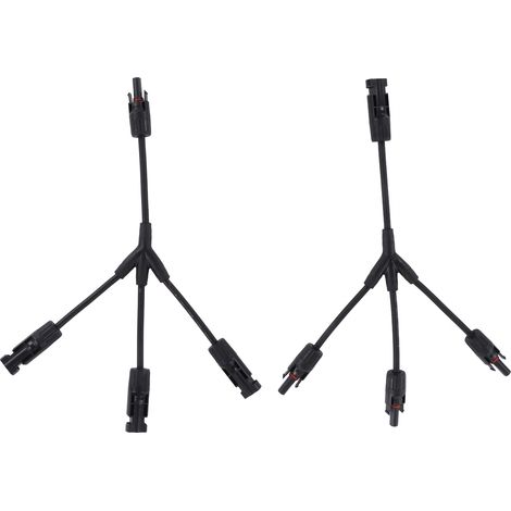 Connecteur Solaire Branche En Y 1000v 50a Ip67, Adaptateur Parallèle Étanche, Séparateur Pour L'Extérieur