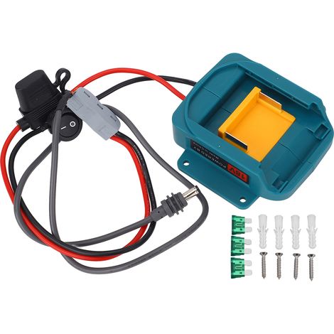 Câble D'Alimentation Adaptateur De Batterie Pour Mini Parabole 3,2 Pieds Plug And Play 18v Avec Fusibles 30amp Bl1860