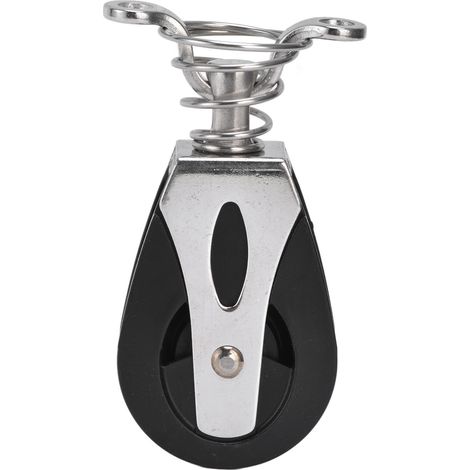 Poulie À Roulement Simple En Nylon, Tête De Bloc De Poulie Pivotante Pour Voilier, Acier Inoxydable 316 De Qualité Marine