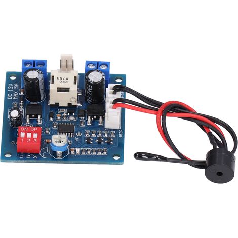 Contrôleur De Vitesse Cc 12 V À Faible Bruit, 4 Zones De Température, Fonction De Surveillance Du Fonctionnement, Module De Commande Manuelle Du Ventilateur