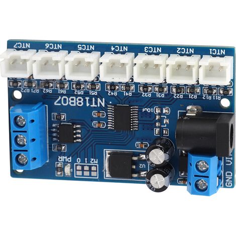 Module Nt18b07 Carte 7 Canaux Rs485 Pour Capteur De Température, Enregistreur Sans Papier, Automate Programmable 6-24 V