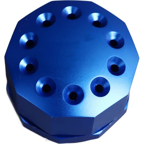 Support De Rangement Pour Tournevis, Support Organisateur Rotatif En Alliage D'Aluminium À 10 Trous