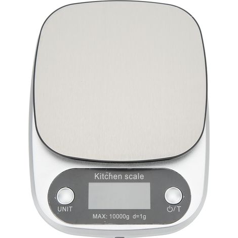 Balance Alimentaire De Cuisine, Haute Précision, Nettoyage Rapide, Écran Led, Rétro-éclairage Bleu Pour La Cuisson