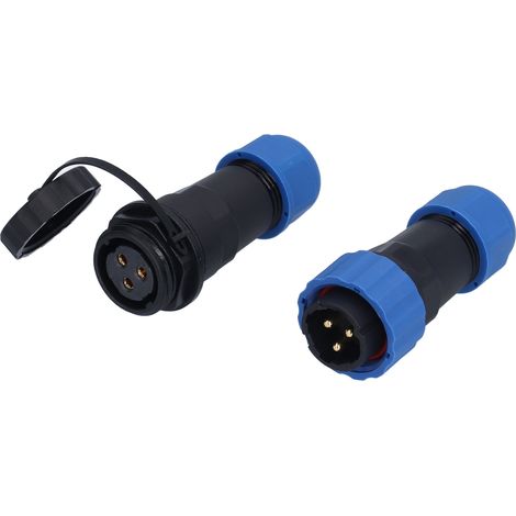Prise Aviation Étanche Ip68, Connecteur Mâle/femelle À Bornes Bout À Bout, 380 V, Sp203 Broches