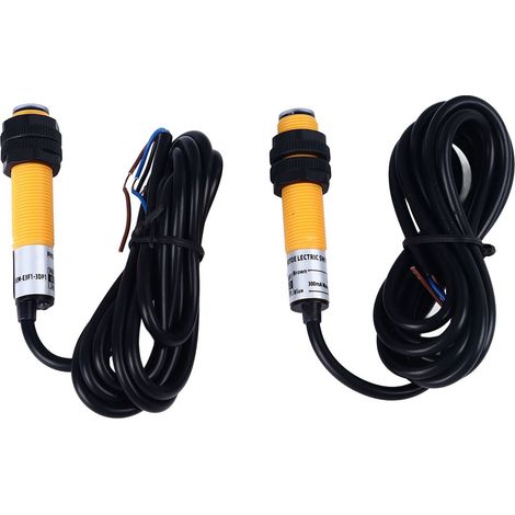 Interrupteur Photoélectrique M12 Pnp Dc, Capteur De Proximité À Induction Rapide Normalement Ouvert Avec Indicateur Led, 2 Pièces