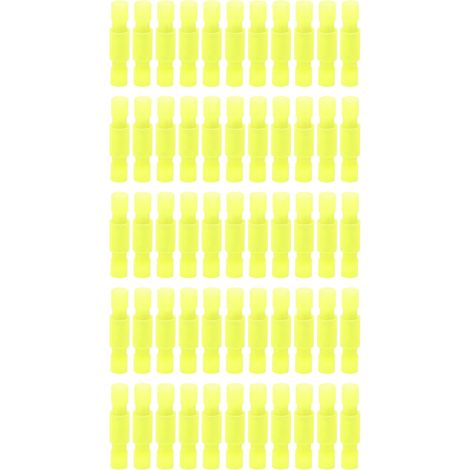 Kit De 50 Connecteurs En Nylon À Sertir Pour Fils, Bornes Isolées Frfny Et Mrfny Pour Modification De Véhicules 5.5‑156 (jaune)