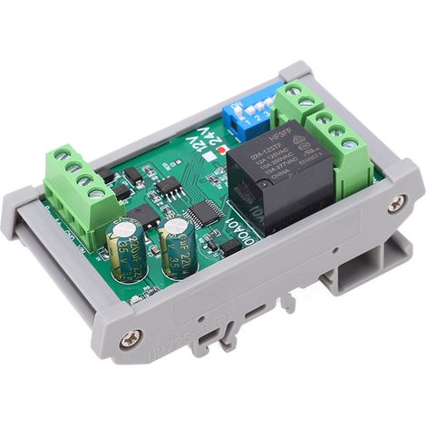 Module De Relais À 1 Canal Dc 24v, Carte Rs485 Avec Coque Pour Équipements Électriques