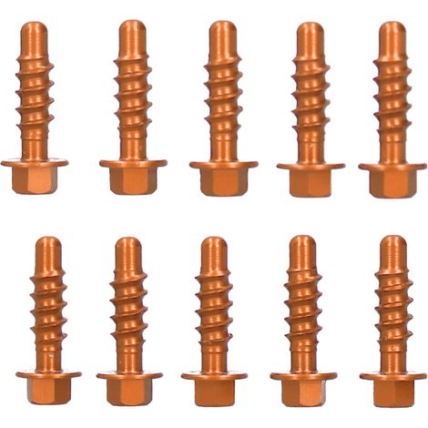 Kit De Vis Autotaraudeuses Finition Anodisée Pour 125 150 200 Exc Xc Sxf Excf Xcf 1997-2020 (orange)