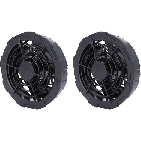 Ventilateurs De Veste De Refroidissement, Câble 5v 0,6a, Alimenté Par Usb, Moteur Sans Balais, Pour Climatisation, Vêtements, Gilet, Vêtements De Travail, 2 Pièces