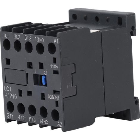 Contacteur Ac Boîtier Pc Points En Alliage D'Argent Haute Sensibilité Type K 12a 1no Tension De Bobine De Puissance 110v
