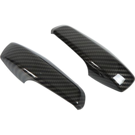 Revêtement D'Habillage De Poignée De Porte Intérieure, 2 Pièces, Couleur Fiber De Carbone Abs De Remplacement Pour Smart Fortwo W451 Facelift 2011 – 2014