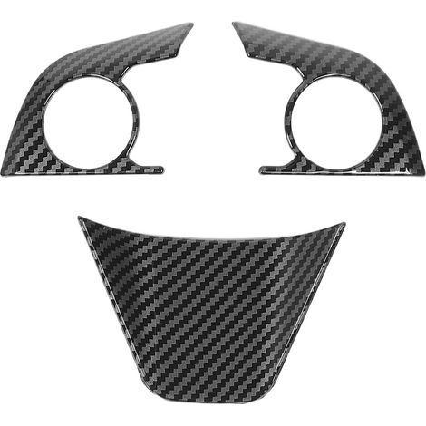 Autocollants Décoratifs De Style Fiber De Carbone, Garniture De Panneau De Volant, 3 Pièces, Pour Camry Xv70 2018 À 2024
