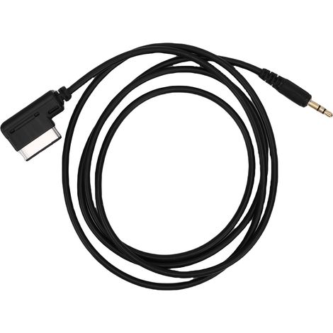 Câble Adaptateur Ami Mdi Vers Jack Aux 3,5 Mm, Interface Musicale De Voiture, Entrée De Remplacement Pour Classe A 2008 – 2021