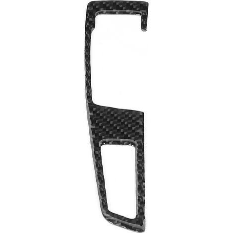 Revêtement D'Habillage De Panneau De Bouton De Changement De Vitesse En Fiber De Carbone Adapté Pour F07/ F10/ F25/ F26 2009-2016 Lhdb (double Interrupteur)