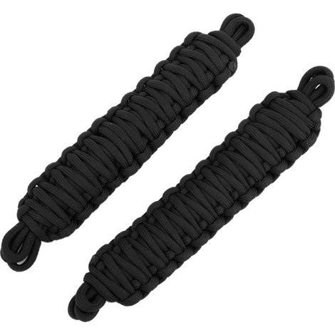 Sangle De Protection Pour Porte De Voiture, 2 Pièces, Corde De Restriction, Sangle De Limitation, Convient Pour Jeep Wrangler Tj 1997 – 2006, Noir