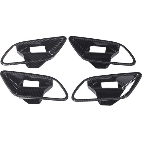 Garnitures De Cadre De Poignée De Porte Intérieure En Fiber De Carbone, 4 Pièces, Remplacement De Style Pour Mercedes Classe A W177 Cla C118