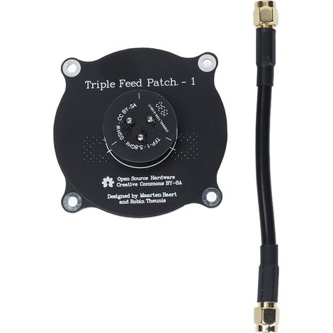 Antenne Patch À Triple Alimentation 5,8 Ghz Directionnelle À Polarisation Circulaire Pour Drones