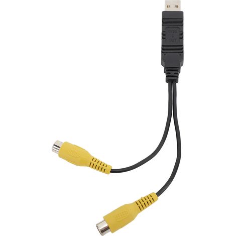 Adaptateur De Sortie Vidéo Usb Vers Cvbs Hd, Câble D'Interface Rca Facile À Utiliser Pour Véhicule